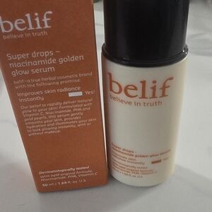 BELIF Super Drops Niacinamide Golden Glow Serum 1.69 Oz 50ml Full Size
